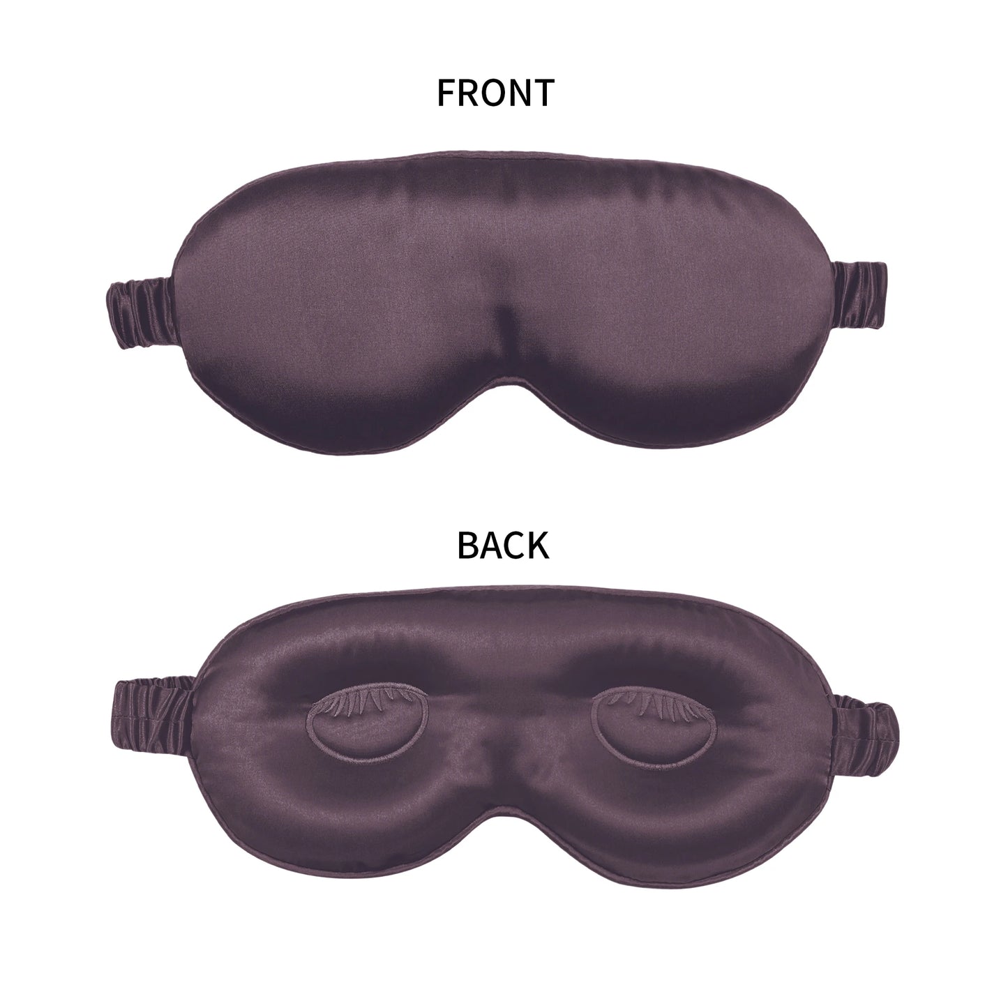 100% Pure Mulberrry Silk Sleep Mask,3D Contoured No Pressure Eye Covers,Soft Blindfold for Sleeping,Luxury Silk Sleep Eyemask