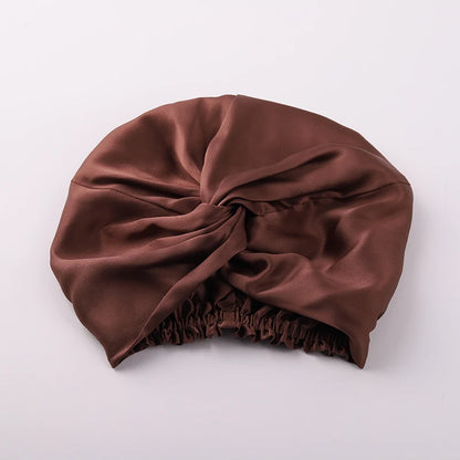 100% Mulberry Silk Night Cap 19 Momme Women'S Solid Sleeping Hat Night Sleep Cap Hair Care Free Shipping World Wide