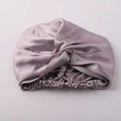 100% Mulberry Silk Night Cap 19 Momme Women'S Solid Sleeping Hat Night Sleep Cap Hair Care Free Shipping World Wide