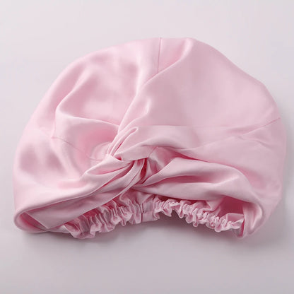 100% Mulberry Silk Night Cap 19 Momme Women'S Solid Sleeping Hat Night Sleep Cap Hair Care Free Shipping World Wide