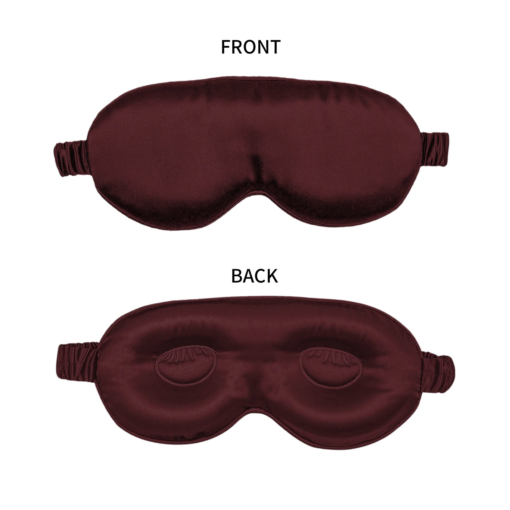 100% Pure Mulberrry Silk Sleep Mask,3D Contoured No Pressure Eye Covers,Soft Blindfold for Sleeping,Luxury Silk Sleep Eyemask