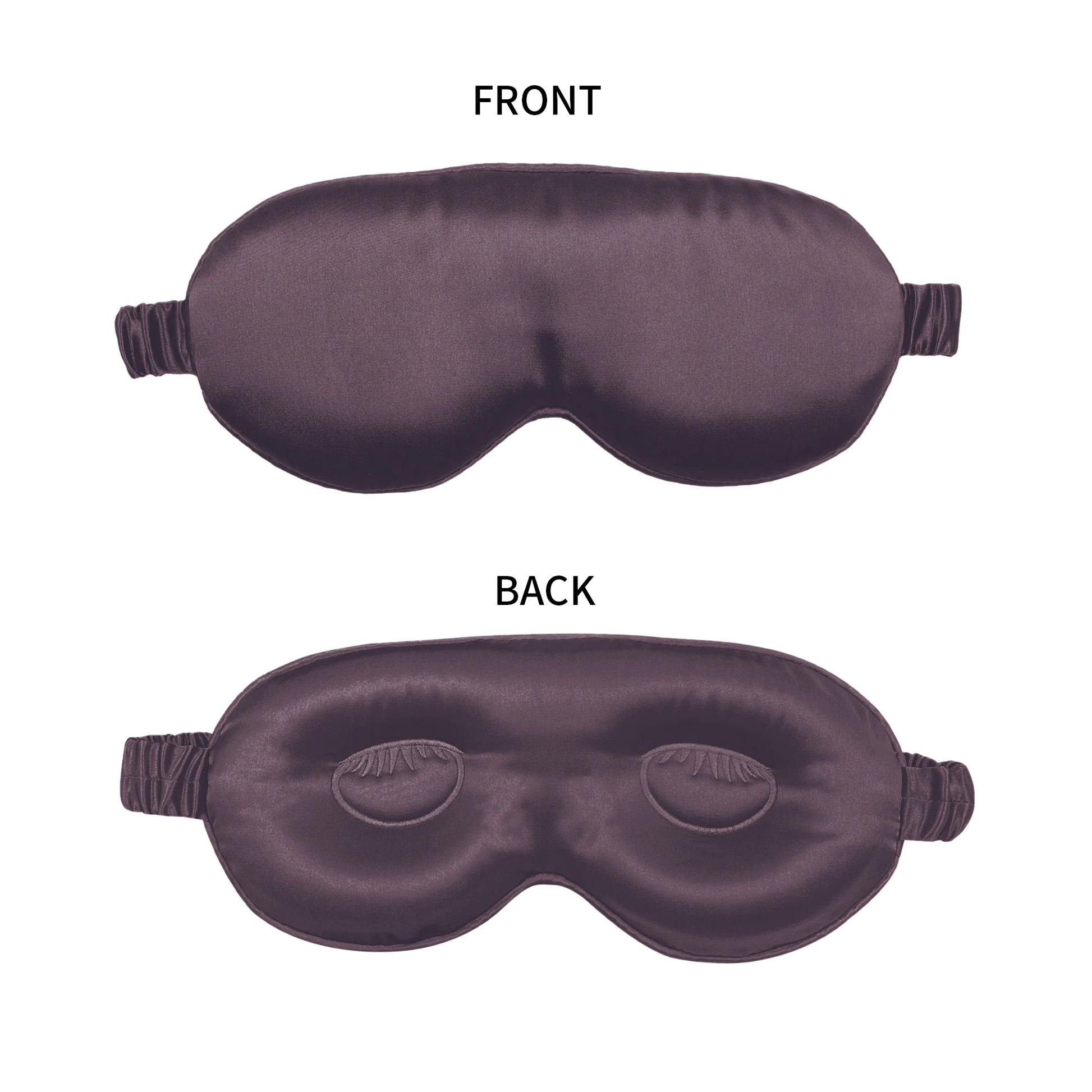 100% Pure Mulberrry Silk Sleep Mask,3D Contoured No Pressure Eye Covers,Soft Blindfold for Sleeping,Luxury Silk Sleep Eyemask