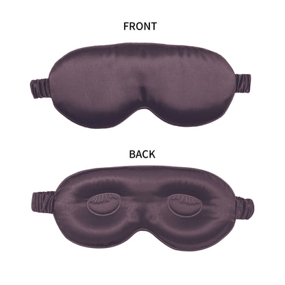 100% Pure Mulberrry Silk Sleep Mask,3D Contoured No Pressure Eye Covers,Soft Blindfold for Sleeping,Luxury Silk Sleep Eyemask