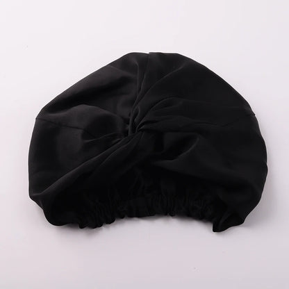 100% Mulberry Silk Night Cap 19 Momme Women'S Solid Sleeping Hat Night Sleep Cap Hair Care Free Shipping World Wide